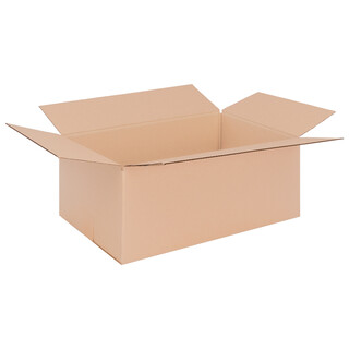 verpacking 100 Faltkartons 495 x 295 x 190 mm Braun (Au�enma� 500 x 300 x 200 mm) KK 94 1-wellig Versandkarton f�r mittelgro�e Waren DHL Paket DPD GLS Hermes Kartons