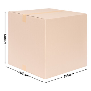verpacking 20 Faltkartons 500 x 500 x 500 mm Braun (Au�enma� 505 x 505 x 510 mm) KK 116 1-wellig Versandkarton f�r mittelgro�e Waren DHL Paket DPD GLS Hermes Kartons