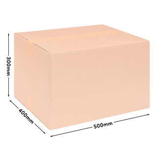 verpacking 300 Faltkartons 490 x 390 x 285 mm Braun (Au�enma� 500 x 400 x 300 mm) variable H�he 100 und 200 mm bei KK 110 2-wellig Versandkarton f�r mittelgro�e Waren DHL Paket DPD GLS Hermes Kartons