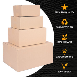 verpacking 300 Faltkartons 490 x 390 x 285 mm Braun (Au�enma� 500 x 400 x 300 mm) variable H�he 100 und 200 mm bei KK 110 2-wellig Versandkarton f�r mittelgro�e Waren DHL Paket DPD GLS Hermes Kartons