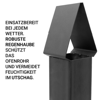 FlameFusion Utschak M Feuerofen Set inkl. 12 Liter Kazan & Pfanne Uchag Grillen & Kochen mit Outdoork�che