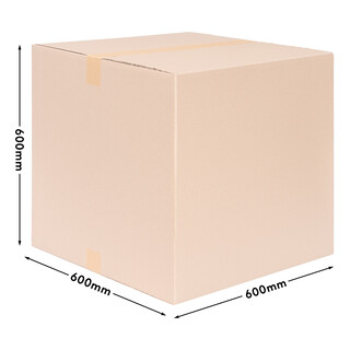 verpacking Faltkartons 595 x 595 x 590 mm Braun (Au�enma� 600 x 600 x 600 mm) KK 117 1-wellig Versandkarton f�r mittelgro�e Waren DHL Paket DPD GLS Hermes Kartons