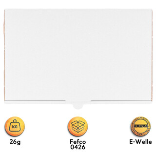 verpacking Maxibriefkartons 180 x 100 x 30 mm Maxibrief Wei� MB 0 Innenma� von 176 x 96 x 27 mm Versand Post Faltschachtel Versandschachtel B�chersendung - optimal geeignet f�r den Versand 50 St�ck