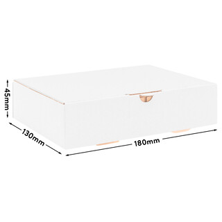 verpacking Maxibriefkartons 180 x 130 x 45 mm Maxibrief Wei� MB 2 Innenma� von 170 x 125 x 41 mm Versand Post Faltschachtel Versandschachtel B�chersendung - optimal geeignet f�r den Versand 500 St�ck