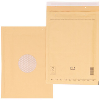 verpacking 1000 Luftpolstertaschen 250x350 mm G7 Versandtaschen Braun - Luftpolsterumschlag Polsterumschl�ge selbstklebend