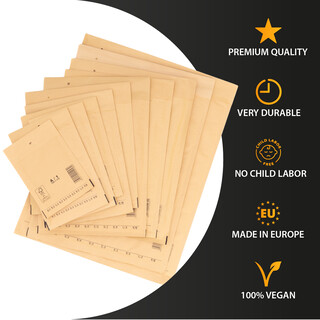 verpacking 800 Luftpolstertaschen 290x370 mm H8 Versandtaschen Braun - Luftpolsterumschlag Polsterumschl�ge selbstklebend