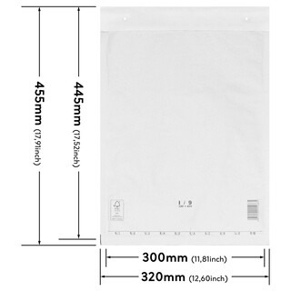 verpacking 100 Luftpolstertaschen 320x455 mm I9 Versandtaschen Wei� - Luftpolsterumschlag Polsterumschl�ge selbstklebend