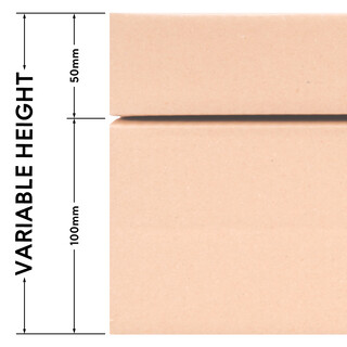 verpacking Faltkartons 345 x 245 x 90 mm Braun (Au�enma� 350 x 250 x 100 mm) variable H�he bei 50 mm KK S 1-wellig Versandkarton kleinen Waren DHL P�ckchen DPD GLS Hermes P�ckchen Kartons