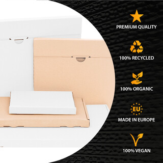 verpacking 25 Gro�briefkartons Braun 245x195x20 mm - simple Faltart - Versand Post Faltschachtel Kalenderverpackung B�chersendung - optimal geeignet f�r den Versand