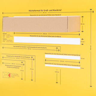 verpacking DHL Kleinpaket Braun 350 x 250 x 50 mm [Gr��e und St�ckzahl w�hlbar] 1-wellige Maxibriefkartons [Warenpost wird zu DHL Kleinpaket] portooptimierte Versandgr��e f�r kleine Waren 100 St�ck