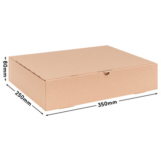 verpacking DHL Kleinpaket Braun 350 x 250 x 80 mm [Gr��e und St�ckzahl w�hlbar] 1-wellige Versandkartons [Warenpost wird zu DHL Kleinpaket] portooptimierte Versandgr��e f�r kleine Waren 25 St�ck