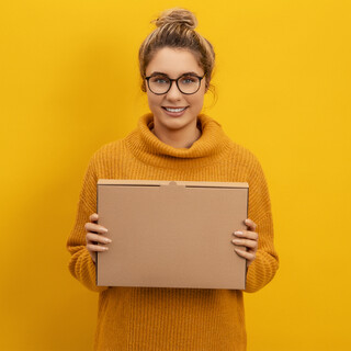 verpacking DHL Kleinpaket Braun 350 x 250 x 80 mm [Gr��e und St�ckzahl w�hlbar] 1-wellige Versandkartons [Warenpost wird zu DHL Kleinpaket] portooptimierte Versandgr��e f�r kleine Waren 300 St�ck