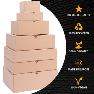 250 Versandkartons DHL Kleinpaket Premium mit Klebestreifen und Aufrei�faden - 350 x 250 x 80 mm - kleine Kartons f�r Versand Faltschachteln