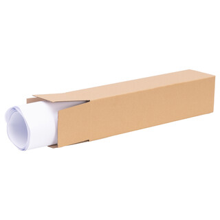 verpacking Versandh�lse 475 x 110 x 110 mm eckig Braun [Ausf�hrung & St�ckzahl w�hlbar] Versandkarton Faltkarton 1 St�ck