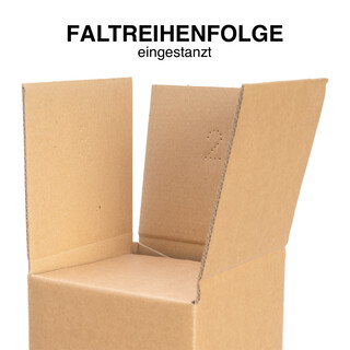 verpacking Versandh�lse 475 x 110 x 110 mm eckig Braun [Ausf�hrung & St�ckzahl w�hlbar] Versandkarton Faltkarton 1 St�ck