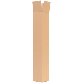 verpacking Versandh�lse 655 x 105 x 105 mm eckig Braun [Ausf�hrung & St�ckzahl w�hlbar] Versandkarton Faltkarton 1 St�ck