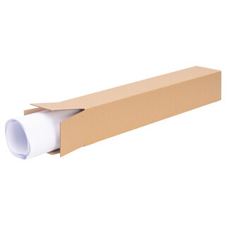 verpacking Versandh�lse 655 x 105 x 105 mm eckig Braun [Ausf�hrung & St�ckzahl w�hlbar] Versandkarton Faltkarton 1 St�ck
