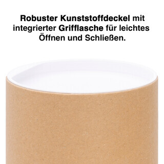 verpacking Versandolle 630 x 80 mm rund Braun [Ausf�hrung & St�ckzahl w�hlbar] Versandh�lse Versandkarton Faltkarton 50 St�ck