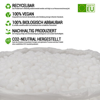 verpacking BIO Verpackungschips aus Maisst�rke [Farbe & Menge w�hlbar] F�llmaterial f�r Pakete Wei� 400 Liter