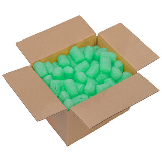 verpacking BIO Verpackungschips aus Maisst�rke [Farbe & Menge w�hlbar] F�llmaterial f�r Pakete Gr�n 400 Liter