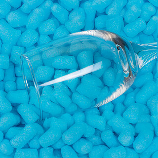 verpacking BIO Verpackungschips aus Maisst�rke [Farbe & Menge w�hlbar] F�llmaterial f�r Pakete Blau 25 Liter