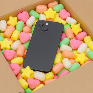 verpacking BIO Verpackungschips aus Maisst�rke [Farbe & Menge w�hlbar] F�llmaterial f�r Pakete Schwarz 1000 Liter