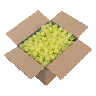 verpacking BIO Verpackungschips aus Maisst�rke [Farbe & Menge w�hlbar] F�llmaterial f�r Pakete Gelb (Stern) 1000 Liter