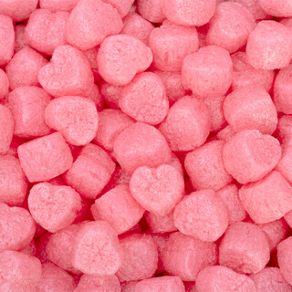 verpacking BIO Verpackungschips aus Maisst�rke [Farbe & Menge w�hlbar] F�llmaterial f�r Pakete Rosa (Herz) 200 Liter