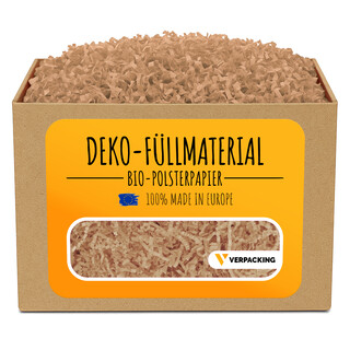 verpacking Geschenkf�llmaterial ? verschiedene Farben und Mengen w�hlbar 100% Recycling Papier Polstermaterial Natur 1 kg