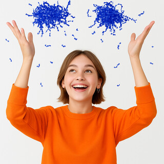 verpacking Geschenkf�llmaterial ? verschiedene Farben und Mengen w�hlbar 100% Recycling Papier Polstermaterial Natur 1 kg