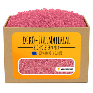 verpacking Geschenkf�llmaterial ? verschiedene Farben und Mengen w�hlbar 100% Recycling Papier Polstermaterial Pink 10 kg