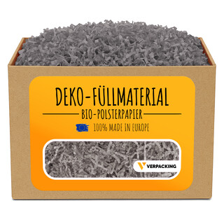 verpacking Geschenkf�llmaterial ? verschiedene Farben und Mengen w�hlbar 100% Recycling Papier Polstermaterial Grau 10 kg