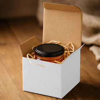 verpacking Geschenkboxen [Gr��e, Farbe & Menge w�hlbar] kleine Faltschachteln f�r Geschenke, Schmuck, S��igkeiten 75 x 75 x 75 mm 25 St�ck - Wei�