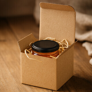 verpacking Geschenkboxen [Gr��e, Farbe & Menge w�hlbar] kleine Faltschachteln f�r Geschenke, Schmuck, S��igkeiten 75 x 75 x 75 mm 10 St�ck - Braun