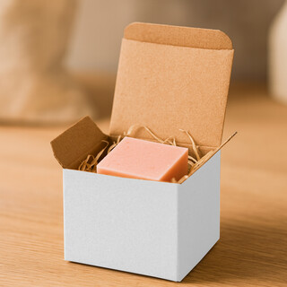 verpacking Geschenkboxen [Gr��e, Farbe & Menge w�hlbar] kleine Faltschachteln f�r Geschenke, Schmuck, S��igkeiten 100 x 100 x 100 mm 25 St�ck - Wei�