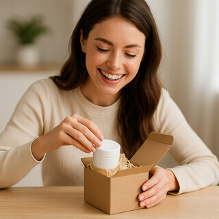 verpacking Geschenkboxen [Gr��e, Farbe & Menge w�hlbar] kleine Faltschachteln f�r Geschenke, Schmuck, S��igkeiten 100 x 100 x 100 mm 100 St�ck - Braun