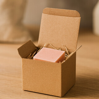 verpacking Geschenkboxen [Gr��e, Farbe & Menge w�hlbar] kleine Faltschachteln f�r Geschenke, Schmuck, S��igkeiten 100 x 100 x 100 mm 100 St�ck - Braun