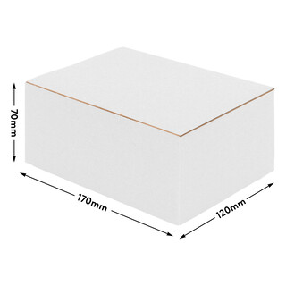 verpacking Geschenkboxen [Gr��e, Farbe & Menge w�hlbar] kleine Faltschachteln f�r Geschenke, Schmuck, S��igkeiten 170 x 120 x 70 mm 10 St�ck - Wei�