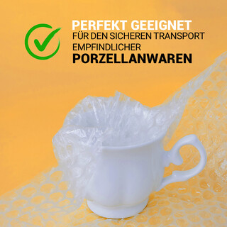 verpacking 4 Rollen Luftpolsterfolie 50 cm x 100 m, 60 my Noppenfolie Knallfolie Blisterfolie Polstermaterial F�llmaterial f�r Kartons