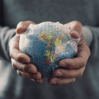 verpacking 4 Rollen Luftpolsterfolie 50 cm x 100 m, 60 my Noppenfolie Knallfolie Blisterfolie Polstermaterial F�llmaterial f�r Kartons