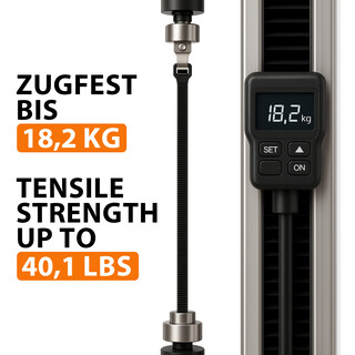 Premium Kabelbinder Schwarz 300 x 3,6 mm [Farbe, Gr��e & Menge w�hlbar] UV-best�ndig hohe Zugfestigkeit - 500 St�ck