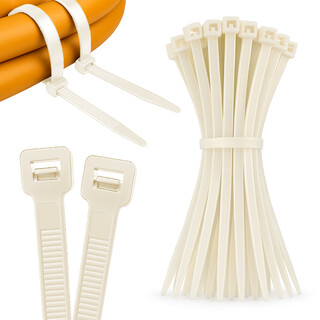 Premium Kabelbinder Natur 100 x 2,5 mm [Farbe, Gr��e & Menge w�hlbar] UV-best�ndig hohe Zugfestigkeit - 300 St�ck