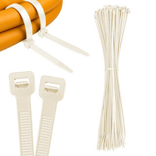 Premium Kabelbinder Natur 200 x 2,5 mm [Farbe, Gr��e & Menge w�hlbar] UV-best�ndig hohe Zugfestigkeit - 500 St�ck