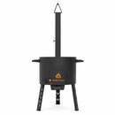 FlameFusion Utschak Feuerofen mit Abzugsrohr [Gr��e...