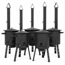 FlameFusion Utschak Feuerofen inkl. Kazan [Gr��e w�hlbar]...